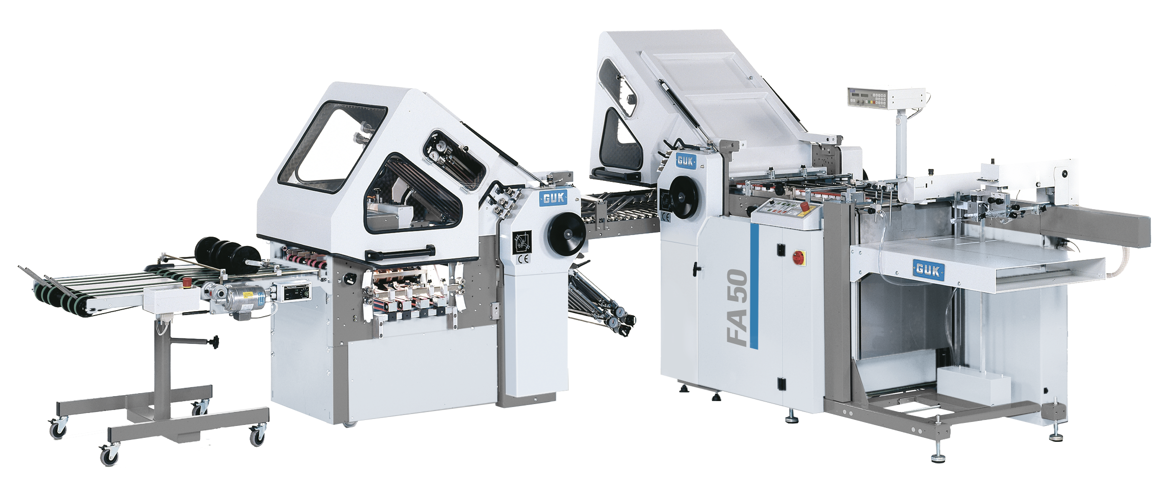 GUK Falzmaschine FA50 mit FL2 Anleger