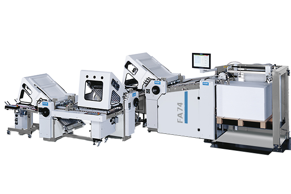 GUK Falzmaschine FA74 FA54 mit Palettenanleger